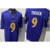 TUCKER #9 Men's Baltimore Ravens NFL Jersey 乌鸦  (3代）