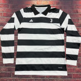 2025/26 JUV 4TH White And Blalck Fans Long Sleeve Soccer Jersey