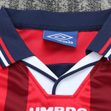 1998 England Away Kids Retro Soccer Jersey