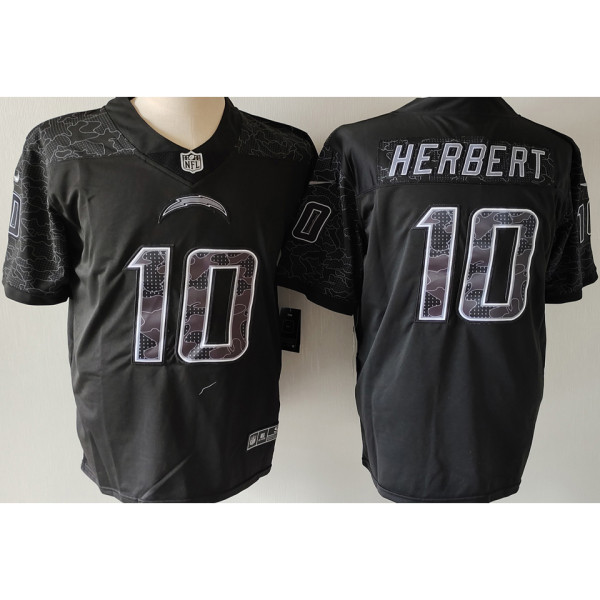 HERBERT #10 Men's Los Angeles Chargers NFL Jersey 闪电