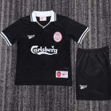 1996/1997 LFC Third Black Retro Kids Soccer Jersey