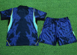 2026/27 Brazil Away Blue Player Version Kids Jersey 球员版童装