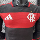 2026/27 Flamengo Home Player Version Long Sleeve Soccer Jersey