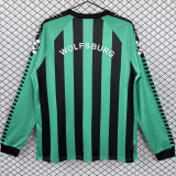 1994/1995 Wolfsburg Away Green Long Sleeve Retro Jersey