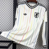 2026/27 Japan Away White Fans Long Sleeve Soccer Jersey