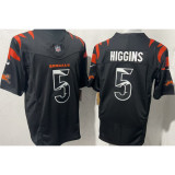 HIGGINS #5 Men's Cincinnati Bengals NFL Jersey 猛虎   (3代）