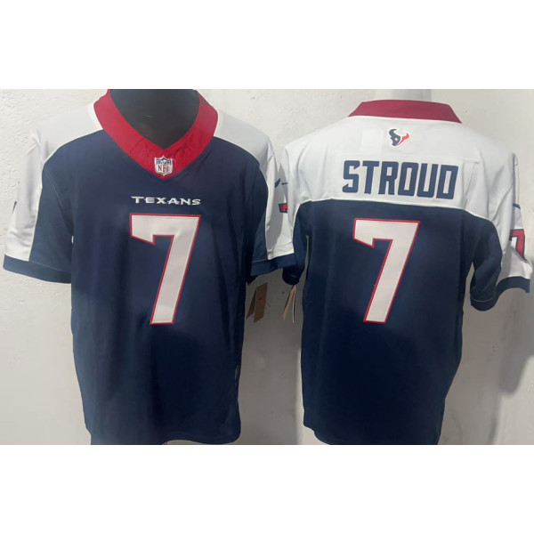 STROUD #7 Men's Houston Texans NFL Jersey 德州人    (3代）