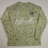 2026 FC Palestine Long Sleeve Fans Soccer Jersey 阿拉伯文