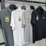 2026/27 Argentina Casual Quick Drying POLO T-Shirt    兰灰色