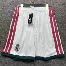2026/27 RM Home White Fans Shorts Pants
