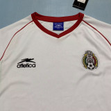 2000 Mexico White Retro Soccer Jersey