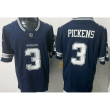 PICKENS #3 Men's Dallas Cowboys NFL Jersey 牛仔   (3代）