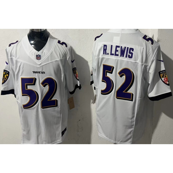 R.LEWIS #52 Men's Baltimore Ravens NFL Jersey 乌鸦  (3代）
