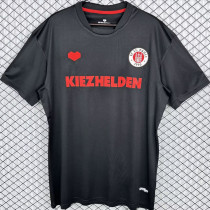 2013/2014 ST PAULI Third Black Retro Soccer Jersey