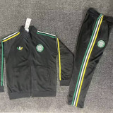 2026/27 Celtic Black Jacket Tracksuit