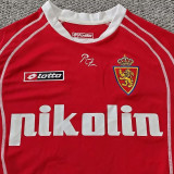 2004/2005 Zaragoza Away Red Retro Soccer Jersey