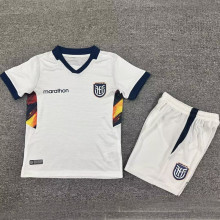 2026/27 Ecuador Away White Kids Soccer Jersey