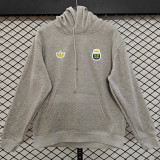 2026/27 Argentina Grey Retro Style Hoody 小绣花