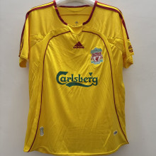 2006/2007 LFC Yellow Retro Soccer Jersey