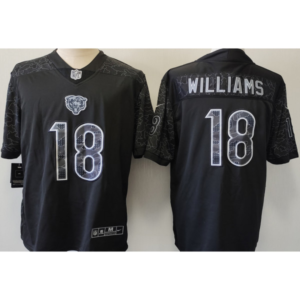 WILLIAMS #18 Men's Chicago Bears NFL Jersey 熊队