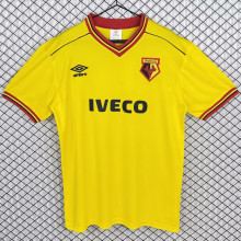 1982/1985 Watford Home Yellow Retro Soccer Jersey