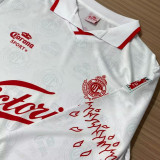 1996/1997 Deportivo Toluca Away Retro Long Sleeve Soccer Jersey 托卢卡