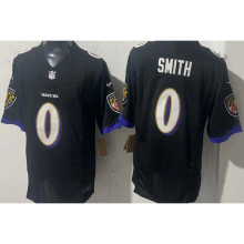 SMITH #0 Men's Baltimore Ravens NFL Jersey 乌鸦  (3代）