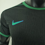 1998 Brazil Black Retro Player Version Soccer Jersey 球员版