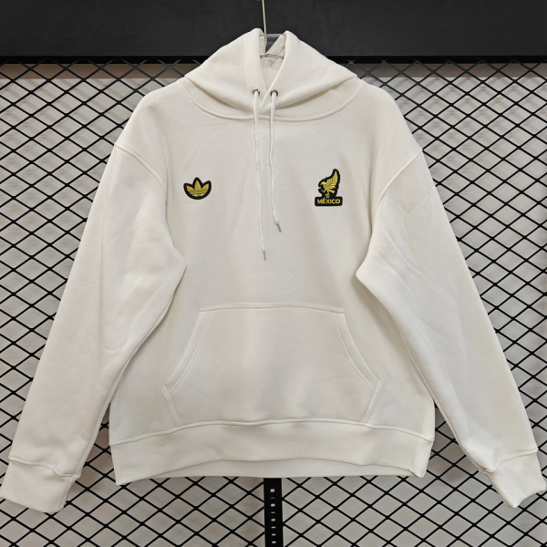 2026/27 Mexico White Retro Style Hoody 小绣花