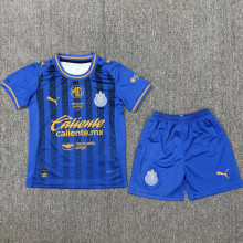 2025/26 Chivas Third Blue Kids Soccer Jersey