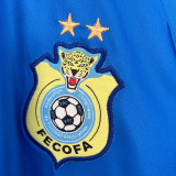 2026/27 Congo DR Home Blue Fans Soccer Jersey 民主刚果 (Have Right Patch 有右臂章 黑底白字）