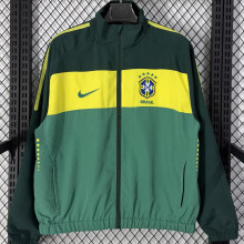 2026/27 Brazil Green Windbreaker