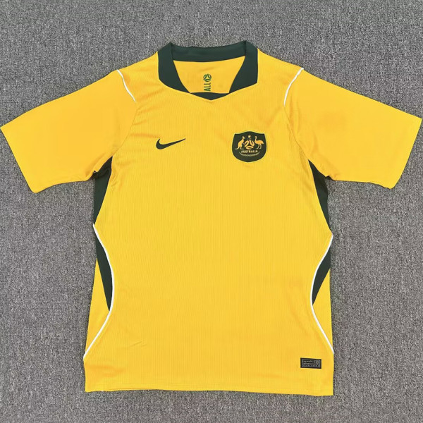 2026/27 Australia Home Yellow Fans Soccer Jersey