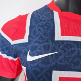 2026/27 Norway Home Red Player Version Soccer Jersey