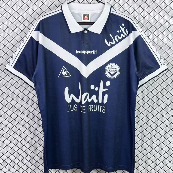 1996/1997 FC Girondins de Bordeaux Home Retro Soccer Jersey