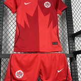 2026/27 Canada Home Red Kids Soccer Jersey