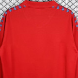 1983 Osasuna Home Red Retro Long Sleeve Soccer Jersey