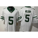 WILSON #5 Men's New York Jets NFL Jersey 喷气机   (3代）