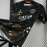 O. Dembélé #10 PSG x Labubu Dark Night Edition Black Fans Soccer Jersey 2025/26  拉布布字体★★