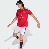 2026/27 M Utd Home Red Player Version Kids Soccer Jersey 球员版童装