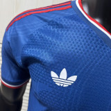 2026/27 M Utd Third Blue Player Version Soccer Jersey