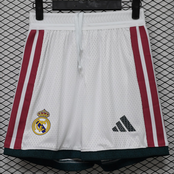 2026/27 RM Home White Player Version Shorts Pants 球员版