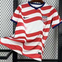 26-27 USA Home Fans Soccer Jersey (前空白)