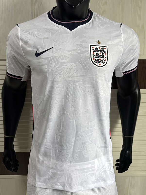 26-27 England Home Player Version Soccer Jersey