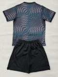 26-27 CHE Black Goalkeeper Kids Soccer Jersey