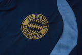 26-27 Bayern Royal blue Kids Half Pull Tracksuit #E26074(童装)(半拉链)