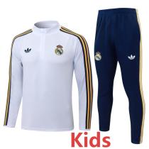 26-27 RMA White Kids Half Pull Tracksuit #E26055(童装)(半拉链)