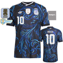 26-27 Argentina Away World Cup Legacy  Meiss #10 Fans Soccer Jersey