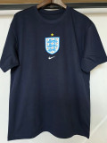 26-27 England Royal blue High Quality Casual T-Shirt