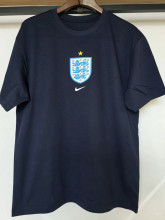 26-27 England Royal blue High Quality Casual T-Shirt